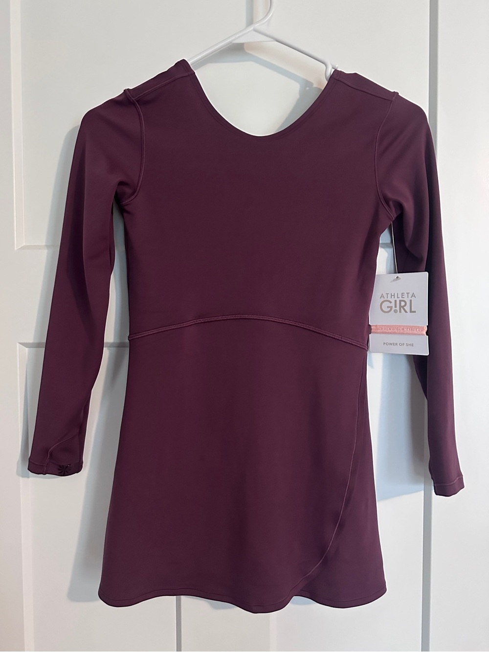Athleta Girl Plum Long Sleeve Active Dress